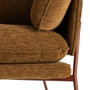 Ixia Sillón Marrón Claro Tejido-Metal