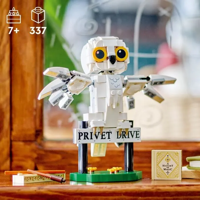 Lego Harry Potter 76425 Hedwig en 4 Privet Drive, Juguete de Construcción para Niños