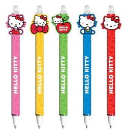 Hello Kitty Bolígrafo de gel borrable Poses Expositor (30)