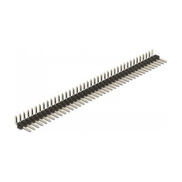 DeLOCK Cabezal de 40 pines, 1 hilera, angulado, 5 piezas