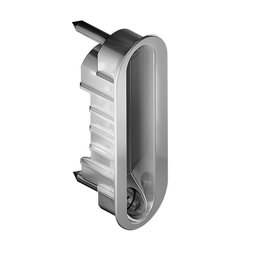 KOBLENZ Cerradero Mecánico Spinoff Basic en Acero para Puertas Interiores - Acabado en Cromo, Oro, Blanco o Negro Mate - 59.2 x 20 mm