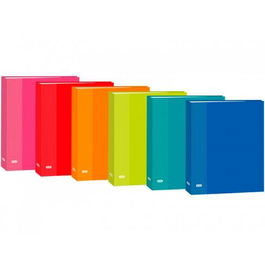 Elba Carpeta Anillas 2 X 40 mm Folio Cartón Forrado Plastificado C-Surtidos (Set de 12) (Set de 12)