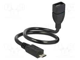 DeLOCK 83927 Cable USB 2.0 Micro-B a USB tipo A OTG 0,35 m