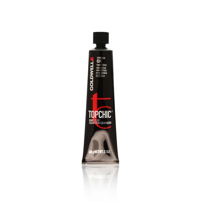 Goldwell TOPCHIC Tinte permanente 6K Copper Brilliant 60 ml
