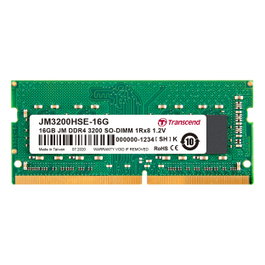 Transcend JetRam 16GB DDR4 3200 MHz SO-DIMM JM3200HSE-16G