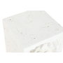 DKD Home Decor Mesita Auxiliar Moderno Blanco 40 x 46 x 40 cm