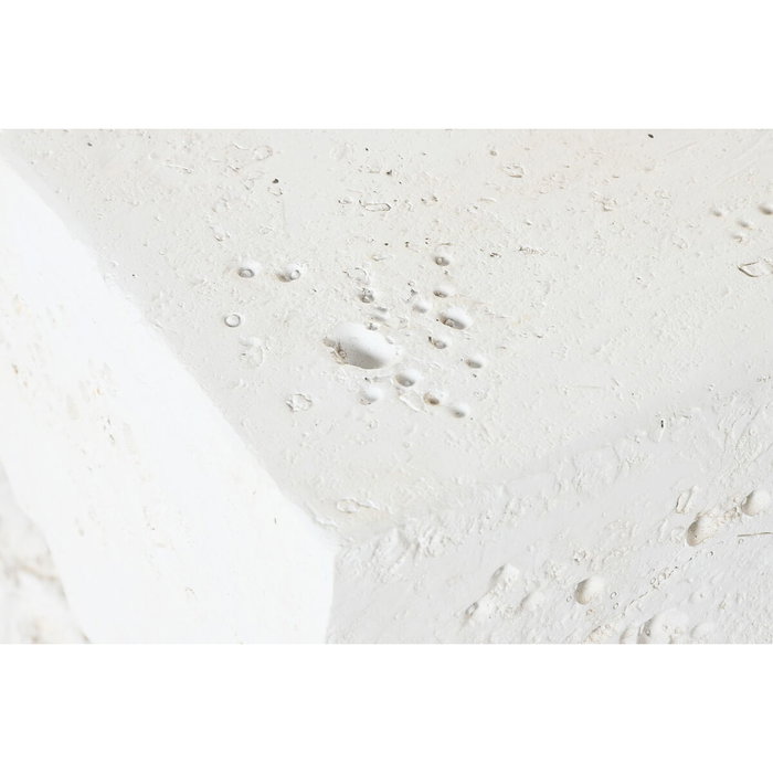 DKD Home Decor Mesita Auxiliar Moderno Blanco 40 x 46 x 40 cm DKD Home Decor Mesita Auxiliar Moderno Blanco 40 x 46 x 40 cm