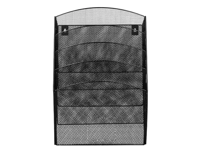 Q-connect Expositor Mural de Pared 5 Bandejas DIN A4 Negro 9,3x31,5x44 cm Q-connect Expositor Mural de Pared 5 Bandejas DIN A4 Negro 9,3x31,5x44 cm