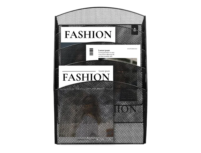 Q-connect Expositor Mural de Pared 5 Bandejas DIN A4 Negro 9,3x31,5x44 cm Q-connect Expositor Mural de Pared 5 Bandejas DIN A4 Negro 9,3x31,5x44 cm