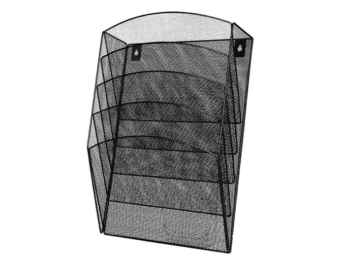 Q-connect Expositor Mural de Pared 5 Bandejas DIN A4 Negro 9,3x31,5x44 cm Q-connect Expositor Mural de Pared 5 Bandejas DIN A4 Negro 9,3x31,5x44 cm