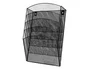 Q-connect Expositor Mural de Pared 5 Bandejas DIN A4 Negro 9,3x31,5x44 cm