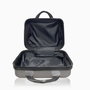 Zoozie Bags 1642 Juego de Maletas de ABS con 4 Ruedas 360° y Cierre Codificado, Color Negro