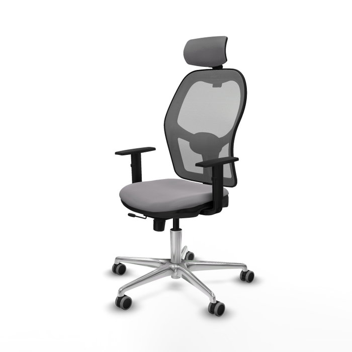 PIQUERAS Y CRESPO Silla de oficina Jorquera Gris con mecanismo Sincro/Traslack PIQUERAS Y CRESPO Silla de oficina Jorquera Gris con mecanismo Sincro/Traslack