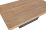 DKD Home Decor Mesa Centro Alpino Pino Madera Reciclada Natural Negro 70 x 40 x 135 cm