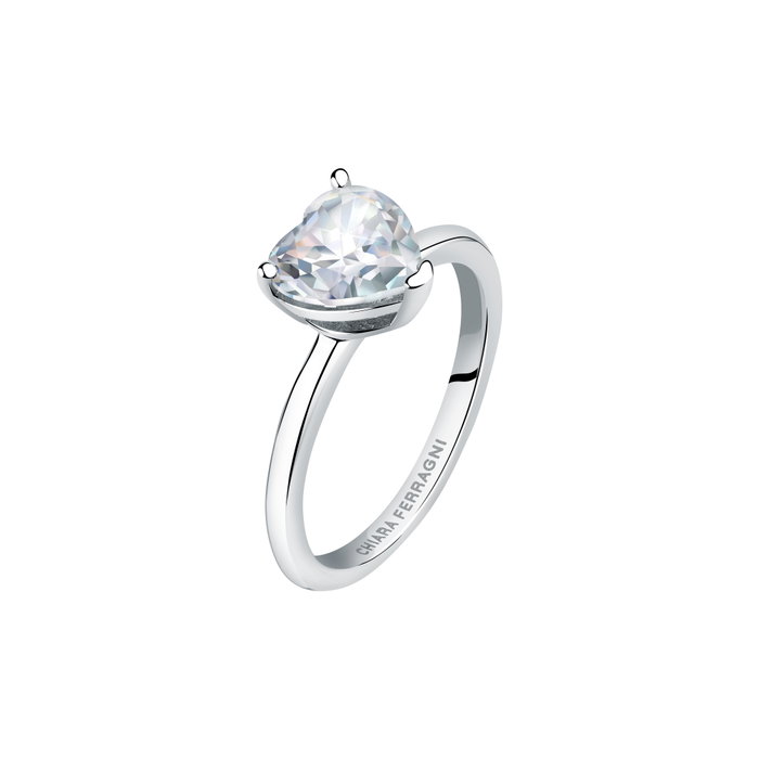 Chiara Ferragni Anillo Love Parade Silver/Wh CZ Tamaño 18 Chiara Ferragni Anillo Love Parade Silver/Wh CZ Tamaño 18