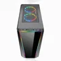 Redragon Tailgate GC-702 Midi Tower Negro y Transparente