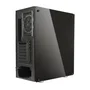 Redragon Tailgate GC-702 Midi Tower Negro y Transparente