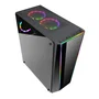 Redragon Tailgate GC-702 Midi Tower Negro y Transparente