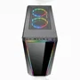 Redragon Tailgate GC-702 Midi Tower Negro y Transparente