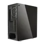 Redragon Tailgate GC-702 Midi Tower Negro y Transparente