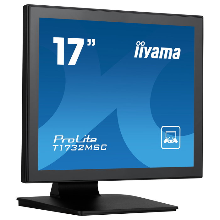 Iiyama ProLite T1732MSC-B1SAG Monitor táctil de 17" (43.2 cm) 1280x1024 5:4 LED, Multi-Touch, HDMI, DisplayPort, 5ms, Negro - Retail
