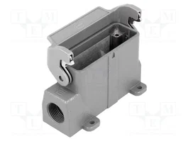 HARTING Carcasa para conectores Han® A HDC 16A con pestillo M20