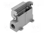HARTING Carcasa para conectores Han® A HDC 16A con pestillo M20