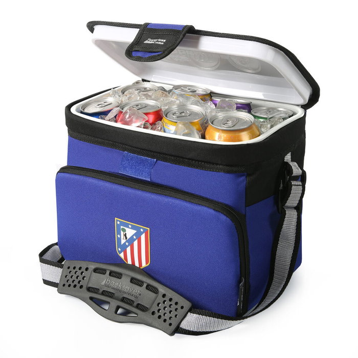ATLETICO DE MADRID Bolsa Térmica Porta Alimentos - 31.8x18.7x21.9cm, Poliéster 600D