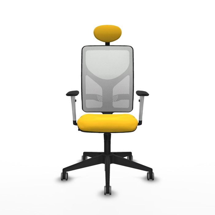 PIQUERAS Y CRESPO Silla de oficina Motilla Amarillo y Blanco PIQUERAS Y CRESPO Silla de oficina Motilla Amarillo y Blanco
