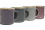 DKD Home Decor Taza Moderna Azul Granate Gres 8 x 7.6 x 10.4 cm (12 Unidades)