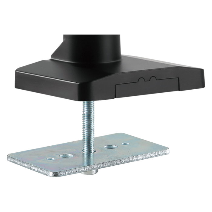 Digitus DA-90427 Soporte de Mesa para 2 Monitores de hasta 35" y 15 kg, con Gas, Giratorio 360°, Negro