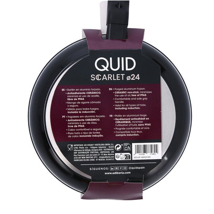 Sartén Aluminio Forjado Scarlet Quid 24 cm Sartén Aluminio Forjado Scarlet Quid 24 cm