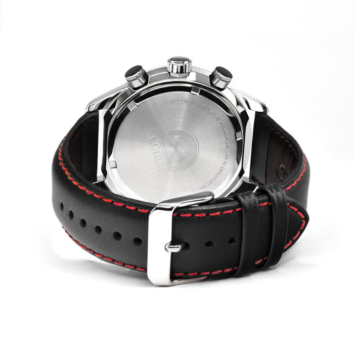 LORUS RM345FX9 Reloj de Hombre con Correa de Cuero Negro