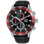 LORUS RM345FX9 Reloj de Hombre con Correa de Cuero Negro