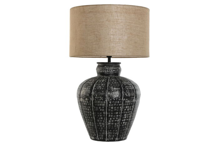 DKD Home Decor Lámpara Sobremesa Negro 42 x 69 x 42 cm Aluminio