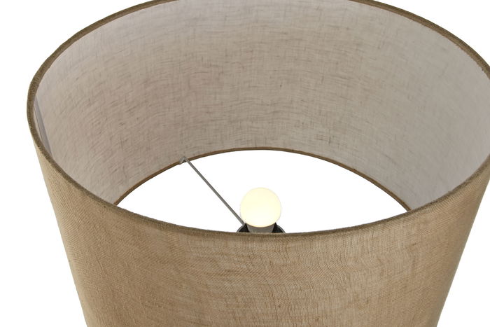 DKD Home Decor Lámpara Sobremesa Negro 42 x 69 x 42 cm Aluminio