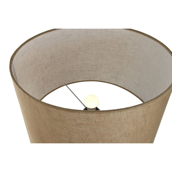 DKD Home Decor Lámpara de Sobremesa de Aluminio Patinado Negro