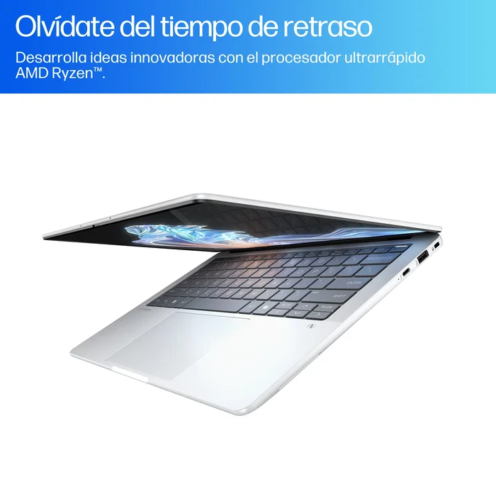 HP EliteBook X G1a Portátil 14" 2.8K OLED Copilot+ PC AMD Ryzen AI 7 PRO 360 32GB RAM 1TB SSD Wi-Fi 7 Windows 11 Pro Plata