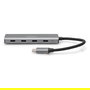 Digitus Hub USB-C 4 Puertos USB 3.1 Type-C Plata 5000 Mbit/s Aluminio
