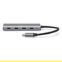 Digitus Hub USB-C 4 Puertos USB 3.1 Type-C Plata 5000 Mbit/s Aluminio