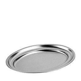 Inoxibar Fuente Oval Berlin de Acero Inoxidable, 50x31 cm - Orfebrería
