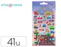 Imaginovo Pegatinas Kids Coches con Relieve 190x105 mm