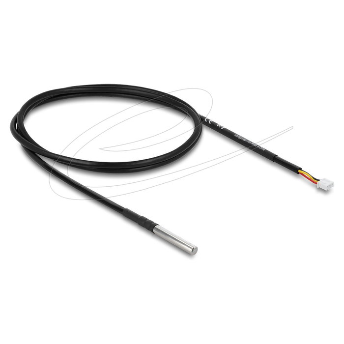 DeLOCK 91386 Cable de sensor/actuador DS18B20 de 1 m con conector de 3 pines DeLOCK 91386 Cable de sensor/actuador DS18B20 de 1 m con conector de 3 pines