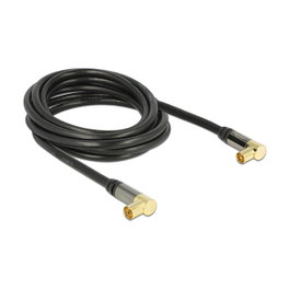 DeLOCK Cable coaxial 88916 RG-6/U con conectores IEC de 3 m