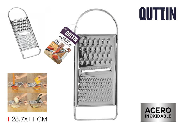 Quttin Rallador Multiusos Plano 28,6 cm x 10,9 cm x 2 cm (36 Unidades) Quttin Rallador Multiusos Plano 28,6 cm x 10,9 cm x 2 cm (36 Unidades)