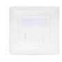 Digitus Toma de Red CAT 6A 2xRJ45 Apantallada Blanca DN-9007-1