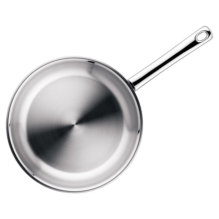 WMF 0790346991 Sartén Multiuso de Acero Inoxidable 24 cm, Apta para Todo Tipo de Cocinas Incluyendo Inducción, Hasta 250 °C