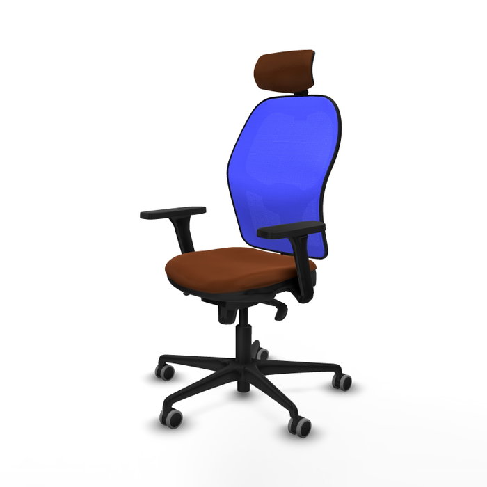 PIQUERAS Y CRESPO Silla de oficina Jorquera con Mecanismo Sincro y Cabecero 2D Negro PIQUERAS Y CRESPO Silla de oficina Jorquera con Mecanismo Sincro y Cabecero 2D Negro