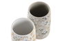 DKD Home Decor Vaso Shabby Gris Beige Dolomita 4 Unidades 7 x 12 x 7 cm