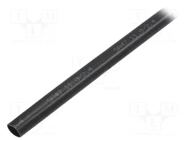 HELLERMANNTYTON Tubo termoretráctil con pegamento 11mm 1,2m negro